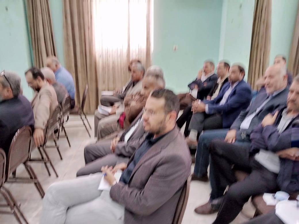 اجتماع مديرة التربية والتعليم للواء البادية الشمالية الغربية  مع  مديري ومديرات المدارس
