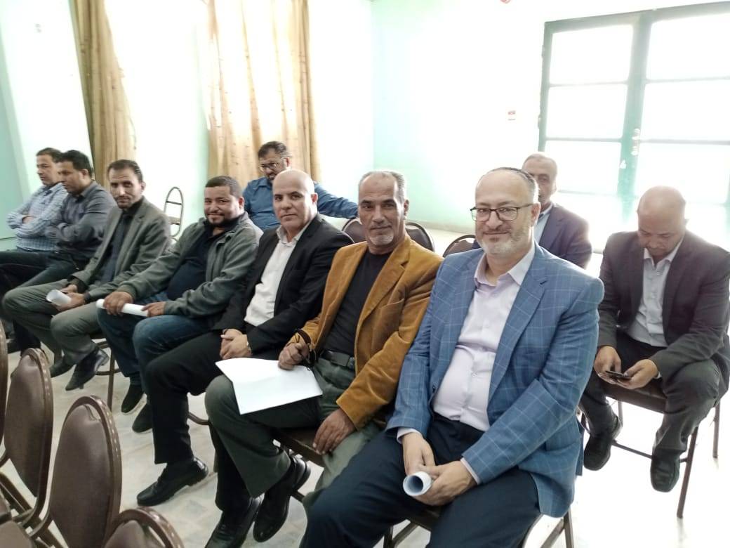 اجتماع مديرة التربية والتعليم للواء البادية الشمالية الغربية  مع  مديري ومديرات المدارس