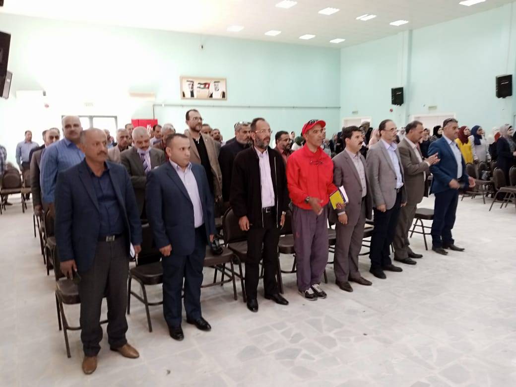 اجتماع مديرة التربية والتعليم للواء البادية الشمالية الغربية  مع  مديري ومديرات المدارس