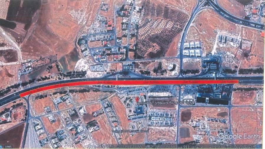 الأشغال تعلن استئناف اعمال الصيانة المسائية لطريق المطار مساء الخميس لغاية فجر الاحد