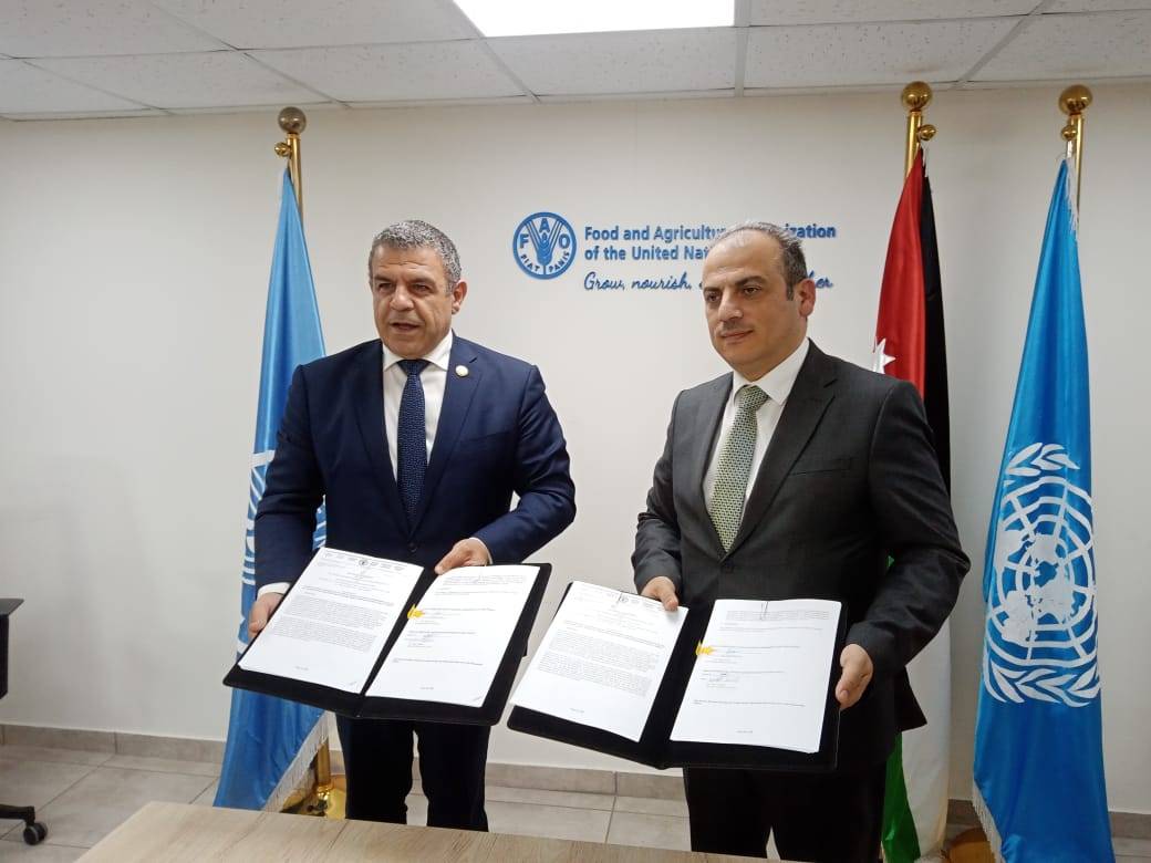 اتفاقية تعاون بين البحوث الزراعية والفاو حول الاستخدام الأمثل للمياه غير التقليدية والمخلفات العضوية