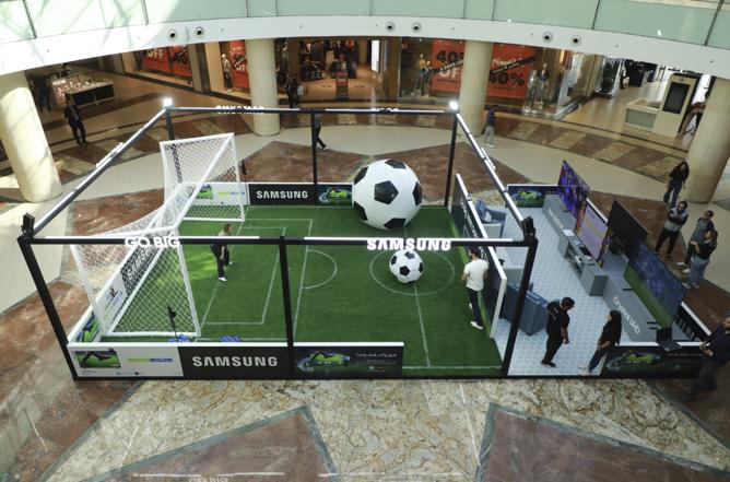 سامسونج إلكترونيكس المشرق العربي تدعو زبائنها لعيش الموسم الكروي في جناحها التفاعلي في تاج مول