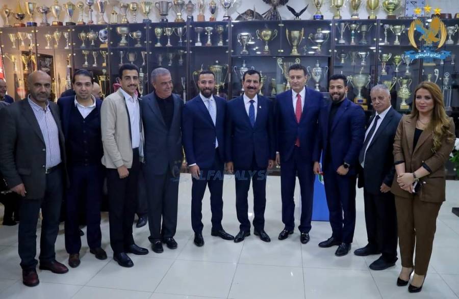 رئيس مجلس النواب يزور النادي الفيصلي لتقديم التهنئة لمجلس الإدارة المنتخب