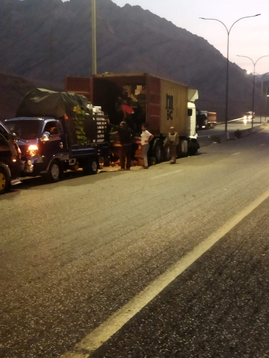 الأشغال: إغلاق مقطع من طريق عمان - العقبة بعد جمرك وادي اليتم بسبب حادث سير