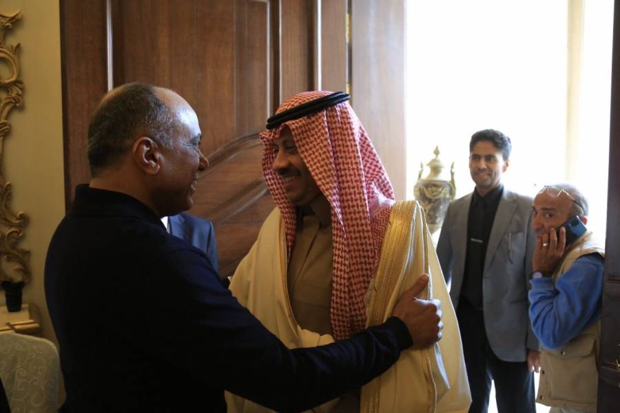 السفير السعودي في ضيافة عضو مجلس الاعيان الأردني نصار القيسي