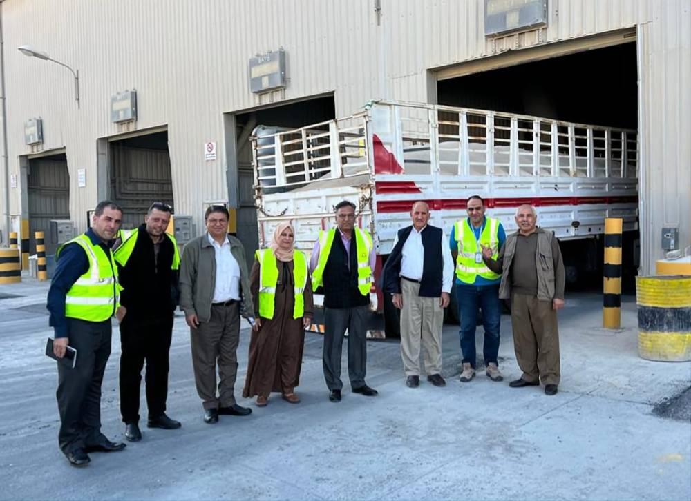 الذنيبات يتابع تحميل البواخر بالفوسفات في ميناء التصدير بالعقبة 