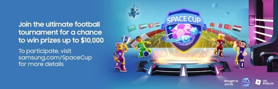 سامسونج للإلكترونيات تعلن عن الفائز بأول بطولة Space Cup لكرة القدم على منصةRoblox في منطقة الشرق الأوسط وشمال إفريقيا