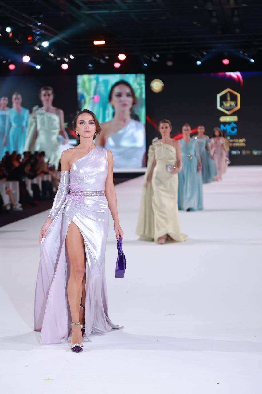 مصممة الأزياء مروة غسان تتألق في أسبوع الموضة بـدبي