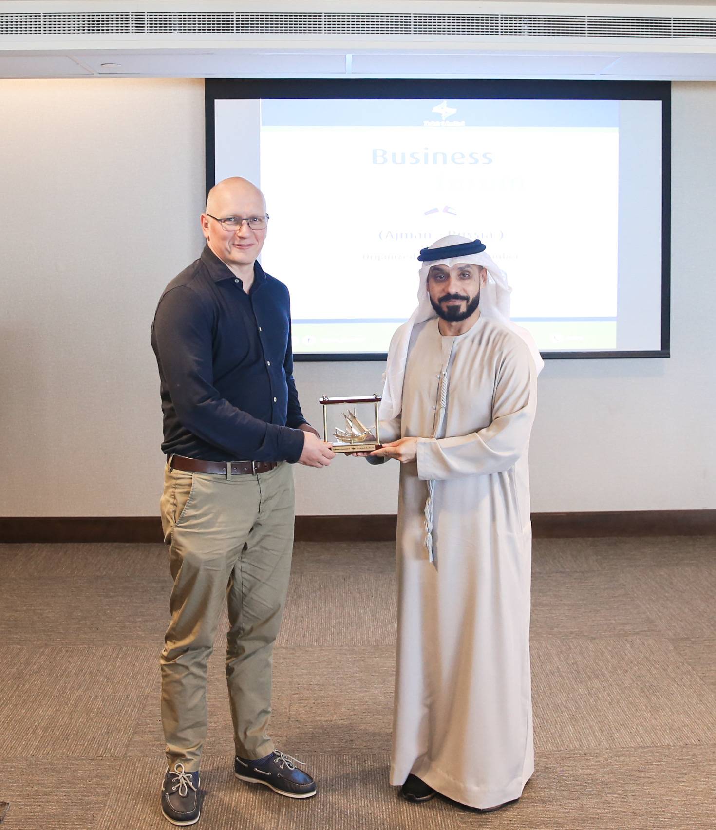 إنطلاق ملتقى الأعمال عجمان ـ روسيا