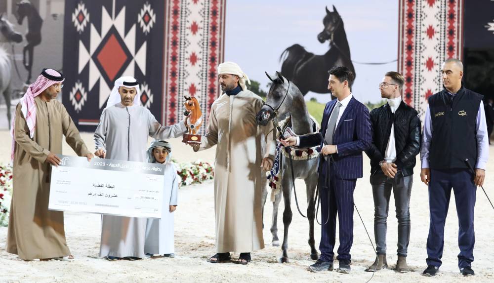 في ختام بطولة عجمان للخيل العربية الأصيلة 2023