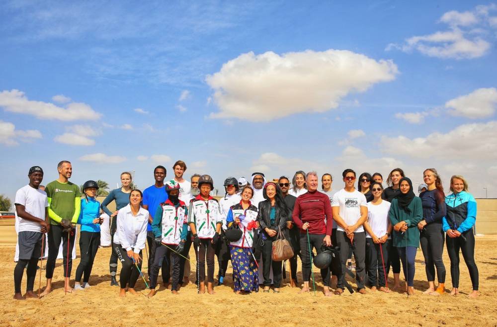 ماراثون رحلة الهجن التراثية لغير المواطنين مسك ختام مهرجان ولي عهد دبي