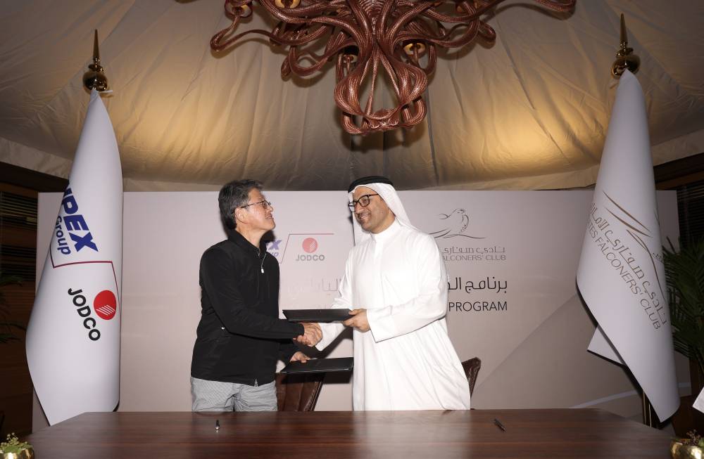 توقيع مذكرة تفاهم بين نادي صقاري الإمارات وشركة إينبيكس اليابانية 