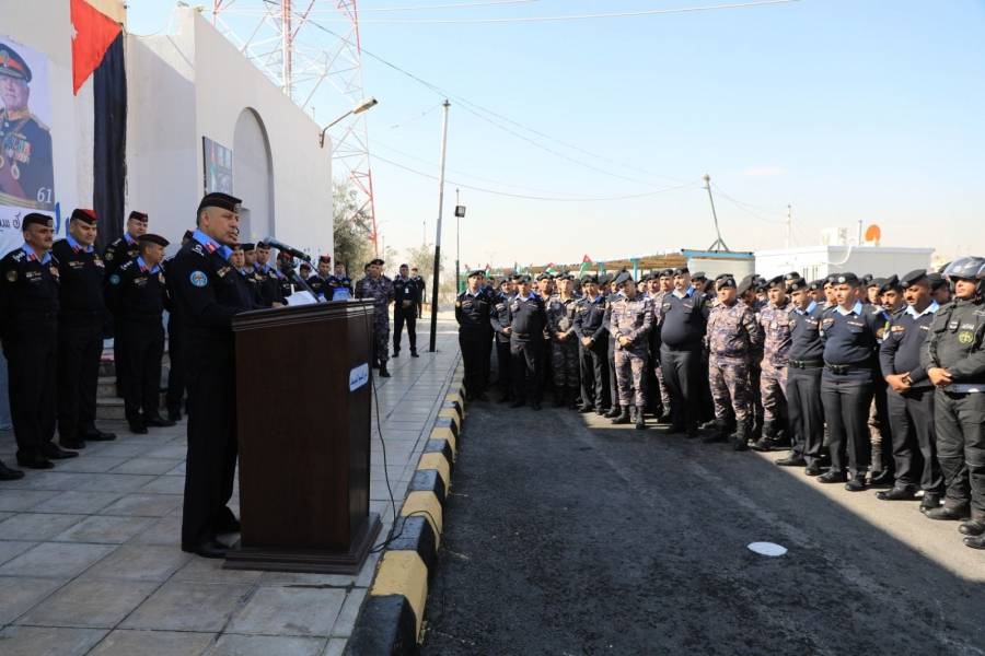 مدير الأمن العام يزور قيادة إقليم الوسط