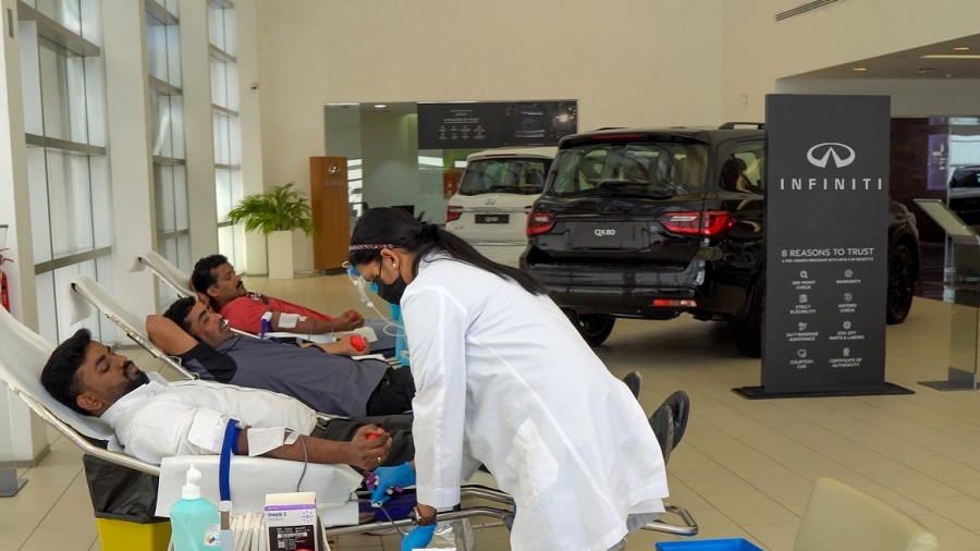 إنفينيتي من العربية للسيارات تتعاون مع هيئة الصحة بدبي في إطلاق حملتها السنوية للتبرع بالدم
