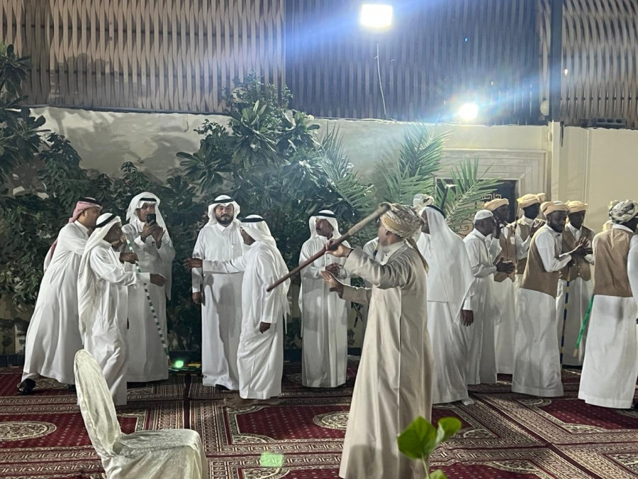 حفل شعبنة أهالي مسيال الهرساني في السعوديه 