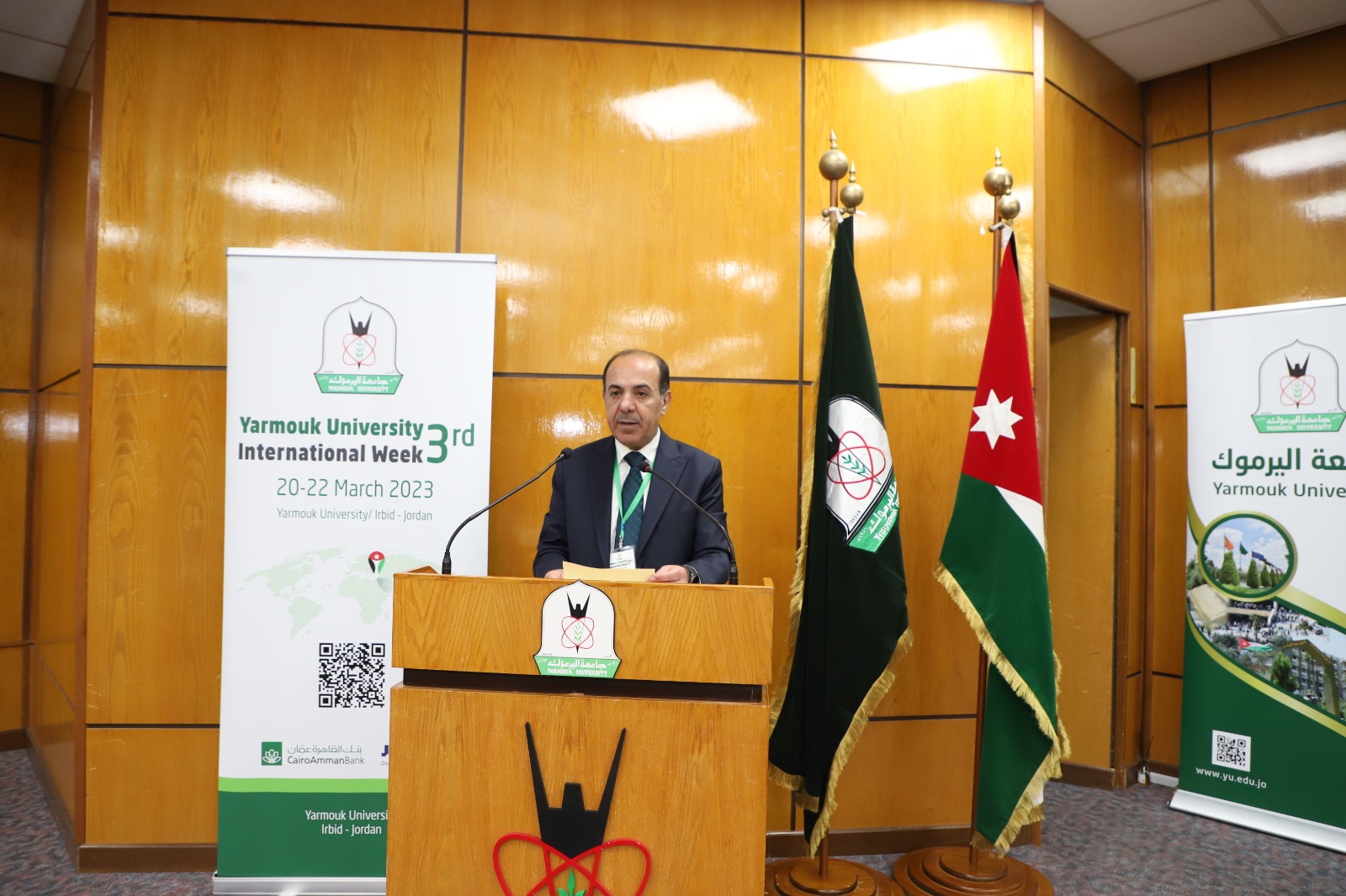 انطلاق فعاليات الأسبوع الدولي الثالث في جامعة اليرموك