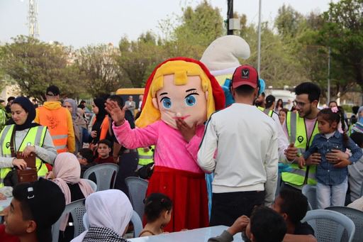 اضخم مهرجان لافطار خيري إقامته مبادرتي بصمات الخير وصناع الخير في المملكة الأردنية الهاشمية