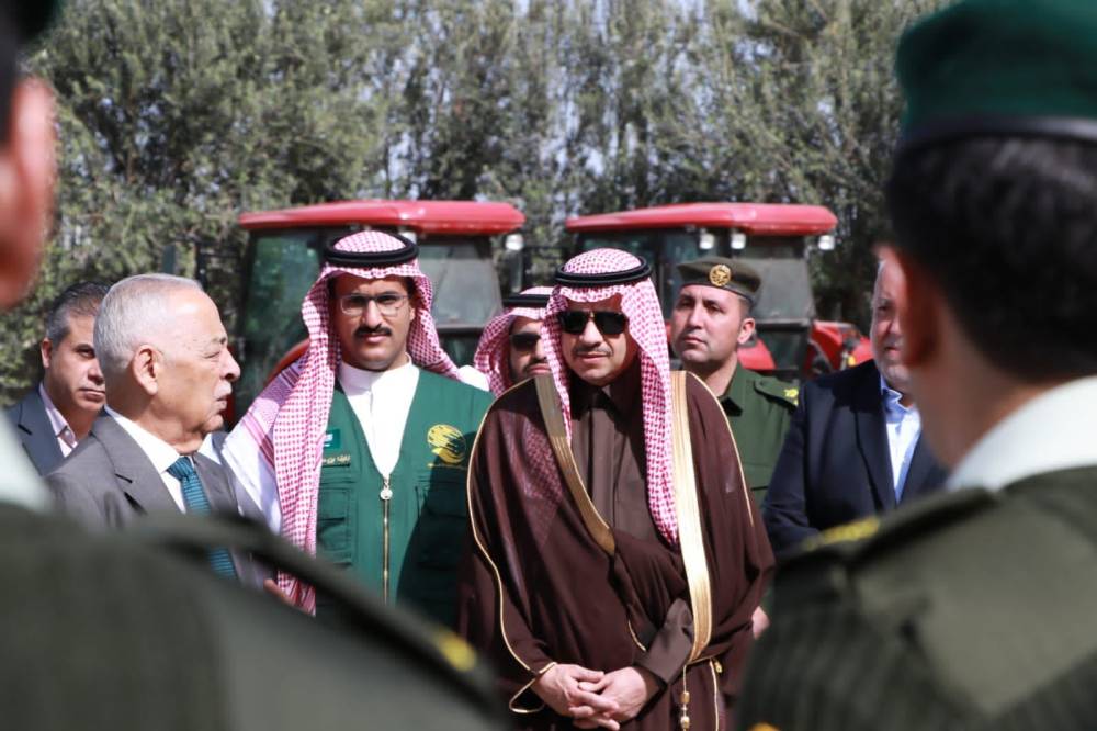 دشن السفير السعودي لدى الاردن ، هدية خادم الحرمين الشريفين من التمور للأردن، 