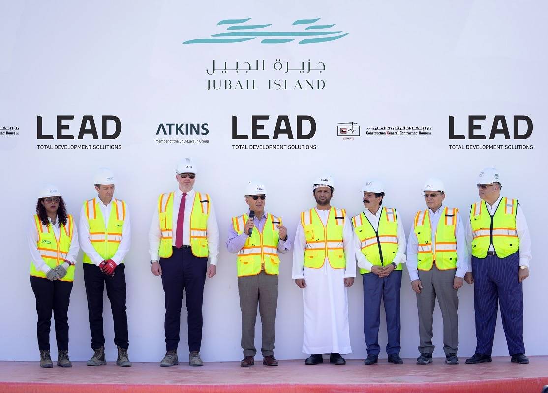 جزيرة الجبيل تضع حجر الأساس لأعمال تطوير إطلالات الجبيل