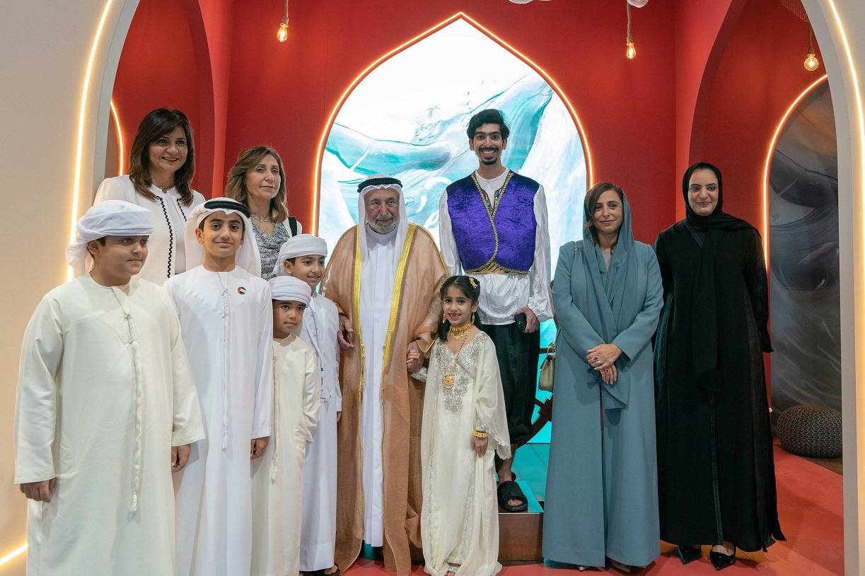 سلطان القاسمي يفتتح الدورة الـ 14 من مهرجان الشارقة القرائي للطفل