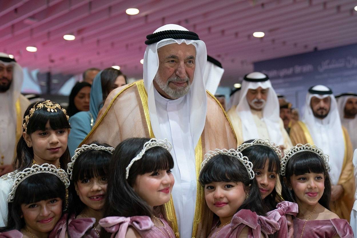 سلطان القاسمي يفتتح الدورة الـ 14 من مهرجان الشارقة القرائي للطفل