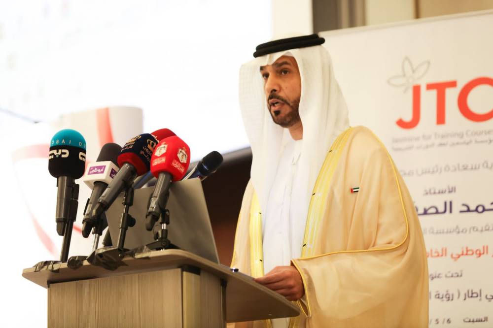 معالي الشيخ خليفة بن محمد بن خالد آل نهيان سفير دولة الإمارات بالأردن يسلط الضوء على مؤتمر الأطراف لتغير المناخ (cop 28) الذي سيعقد بدبي 