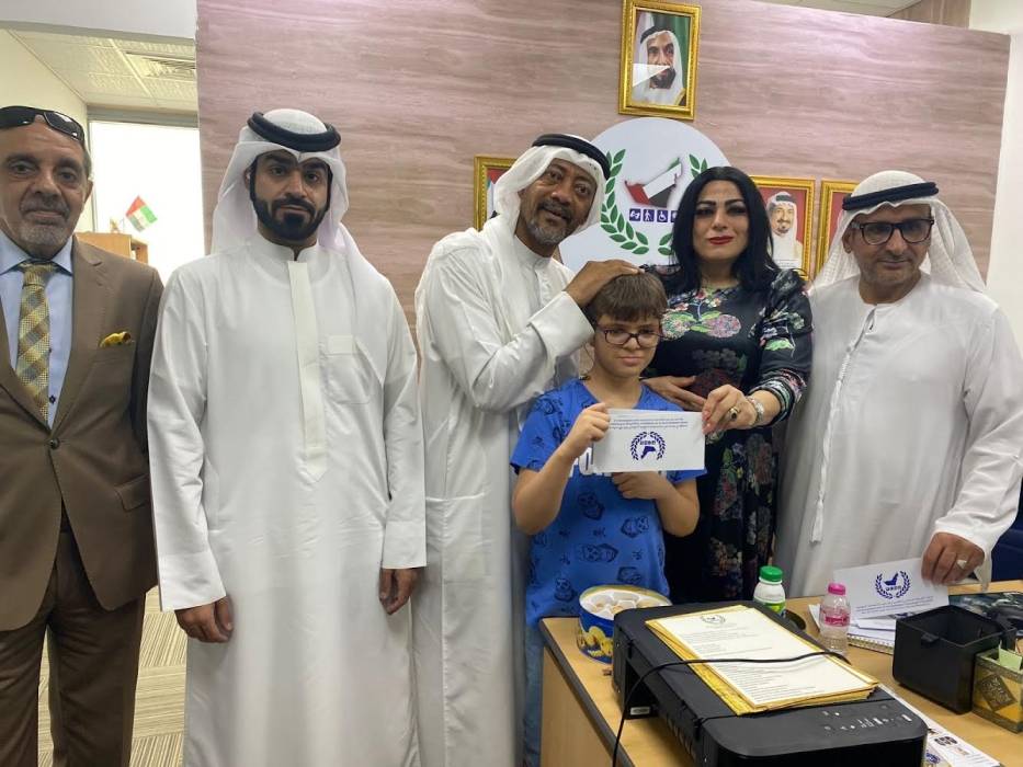 مركز الإمارات الدولي لتأهيل وتدريب أصحاب الهمم ينظم حفلا خيريا لأصحاب الهمم ويوزع هدايا العيد والعيدية لأصحاب الهمم وذويهم