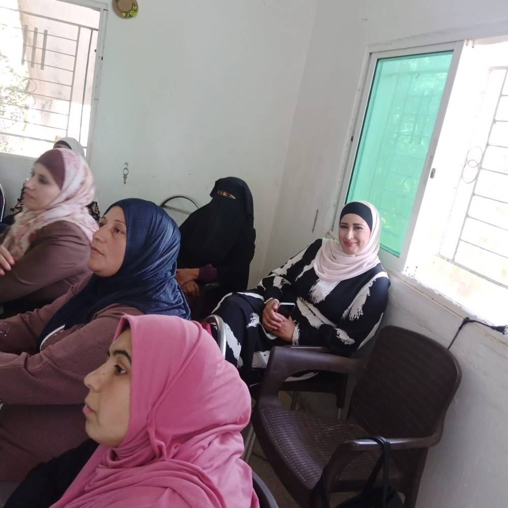 ضمن مشروع الإستثمار في المجترات الصغيرة المهندسة ياسمين الجبالي تحاضر في جمعية سيدات حلاوة حول الاحتياجات الغذائية للأغنام