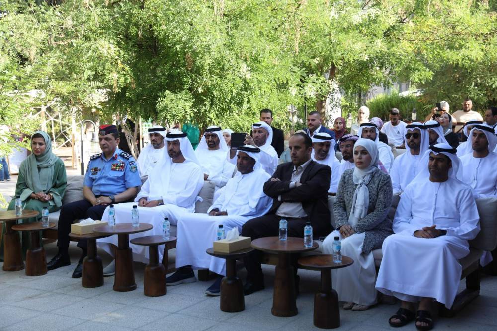 تحت رعاية معالي الشيخ خليفة بن محمد بن خالد آل نهيان سفير دولة الإمارات في عمّان افتتاح معرض عطايافي الأردن بتنظيم من الهلال الاحمر الاماراتي.