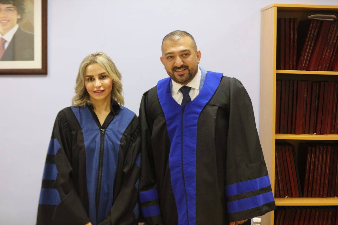 تهنئة للزميل شادي سمحان بمناسبة حصوله على درجة الماجستير في الاعلام 