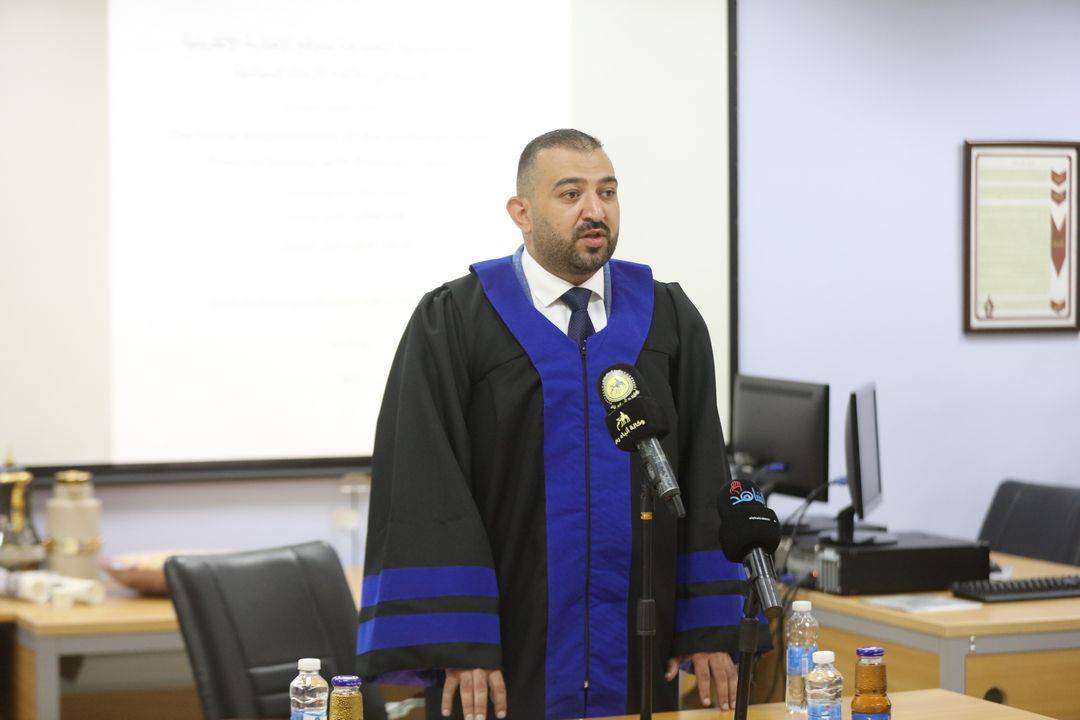 تهنئة للزميل شادي سمحان بمناسبة حصوله على درجة الماجستير في الاعلام 