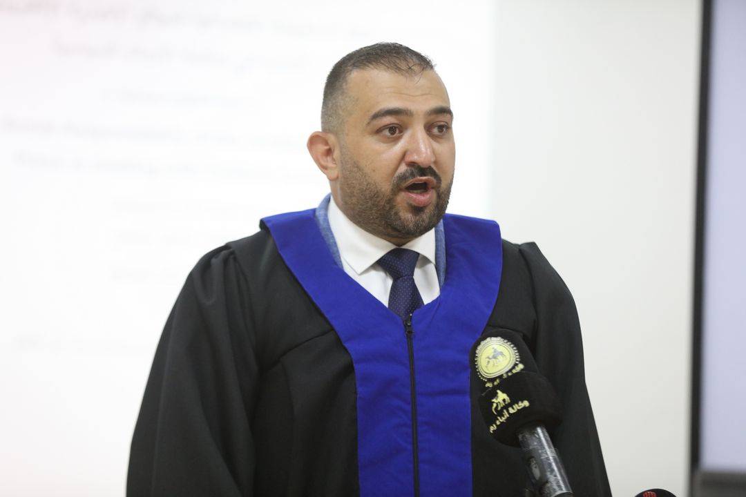 تهنئة للزميل شادي سمحان بمناسبة حصوله على درجة الماجستير في الاعلام 
