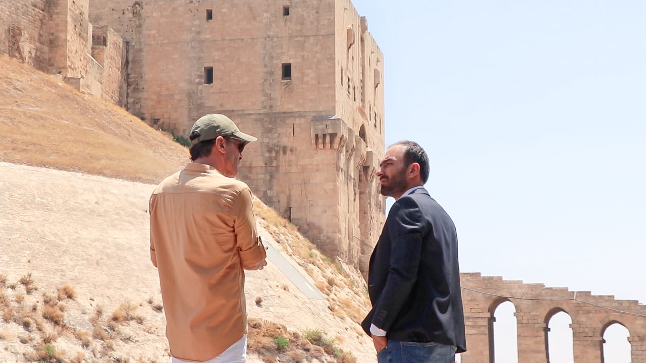 لقاء مميز للاعلامي محمد حاج علي في تلفزيون ltv مع الموسيقار نهاد نجار خلال زيارة له إلى مدينة حلب