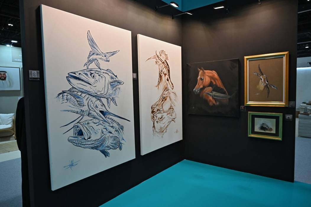 معرض أبوظبي الدولي للصيد والفروسية يُطلق أوّل مزاد للفنون خلال فعالياته