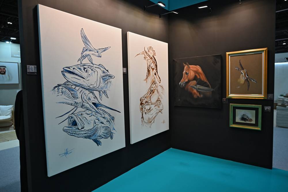 معرض أبوظبي الدولي للصيد والفروسية يُطلق أوّل مزاد للفنون خلال فعالياته 