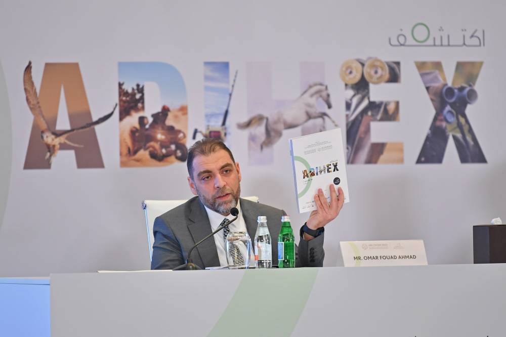 تحت رعاية سمو الشيخ حمدان بن زايد آل نهيان  انطلاق فعاليات الدورة العشرين من معرض أبوظبي للصيد يوم السبت القادم 				