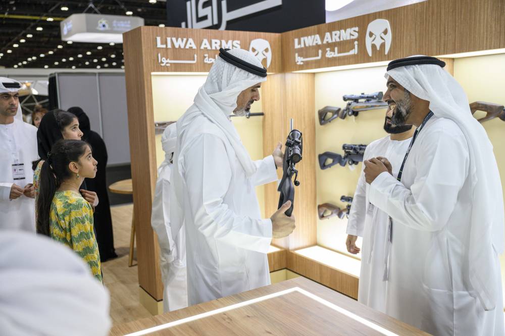 خالد بن محمد بن زايد يزور معرض أبوظبي الدولي للصيد والفروسية في نسخته الـ20