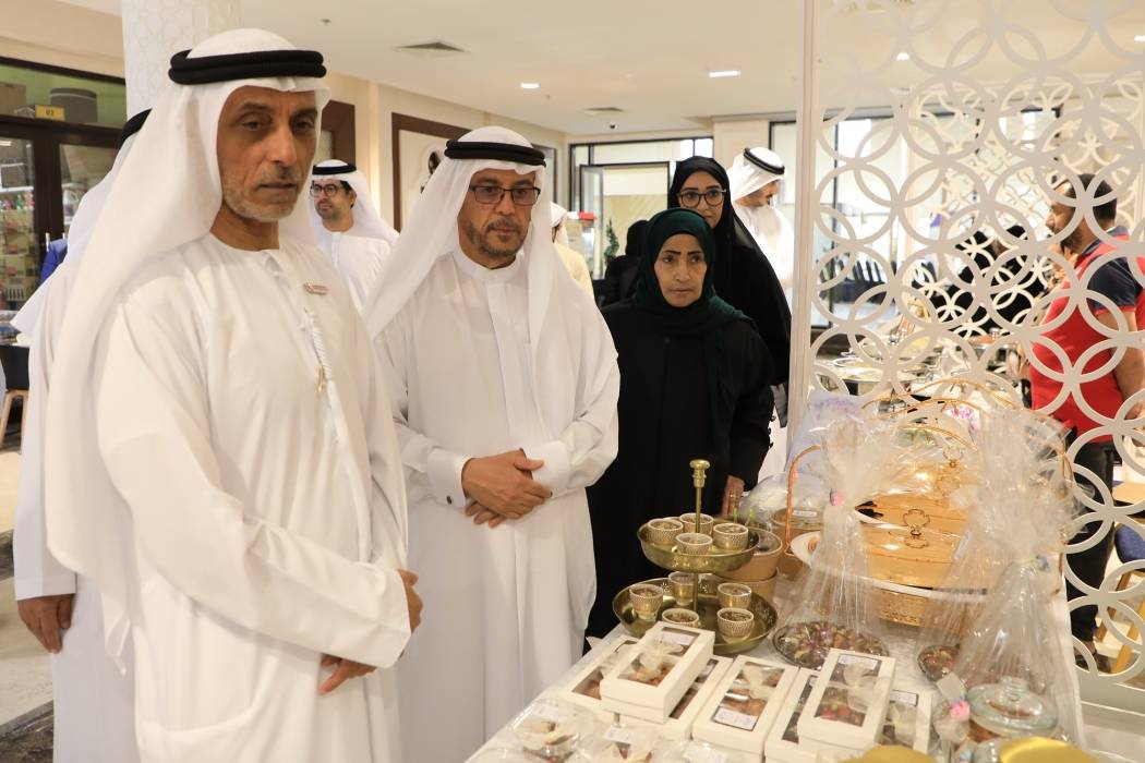انطلاق معرض أنامل من ذهب  في مركز عجمان لريادة الاعمال