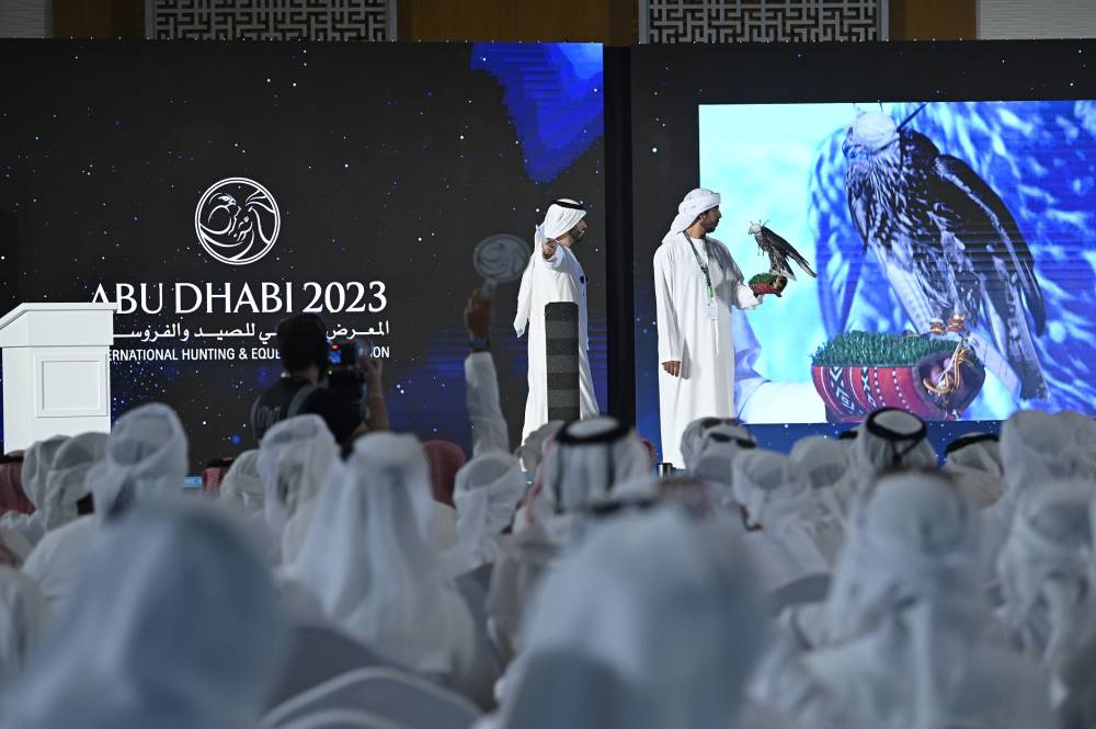 اختتام فعاليات الدورة العشرين من معرض أبوظبي الدولي للصيد والفروسية مساء اليوم 