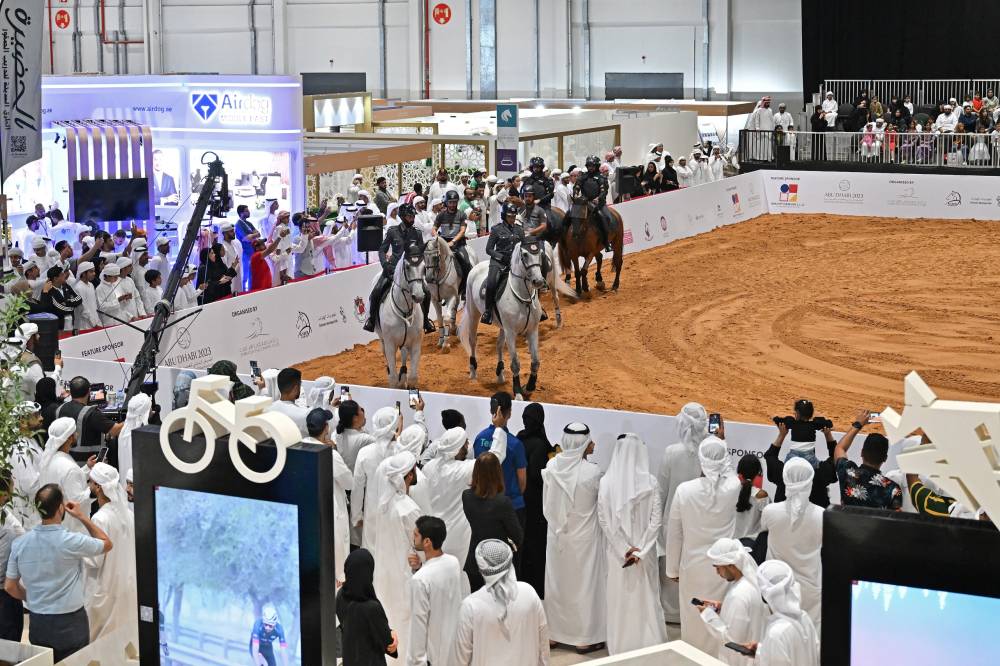 اختتام فعاليات الدورة العشرين من معرض أبوظبي الدولي للصيد والفروسية مساء اليوم 