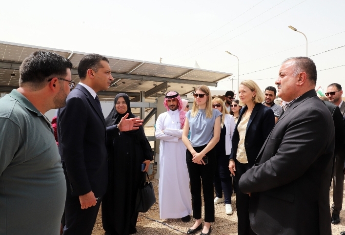 برعاية ومتابعة كريشان: تدشين مزرعة الخلايا الشمسية لتوليد الطاقة الكهربائية لبلدية الأزرق الجديدة صوّر