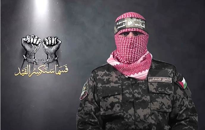 ابو عبيدة : لا زالت معاركنا مستمرة في مواقع عديدة على الأرض .. ولن  نتداول أو نتفاوض في قضية الأسرى تحت النار