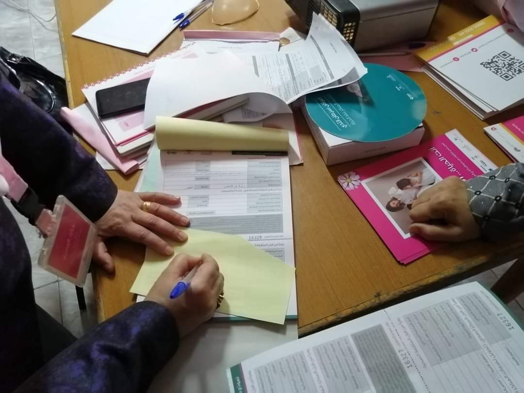 ورشة توعوية صحية في مدرسة ذات النطاقين الأساسية للبنات في قصبة اربد