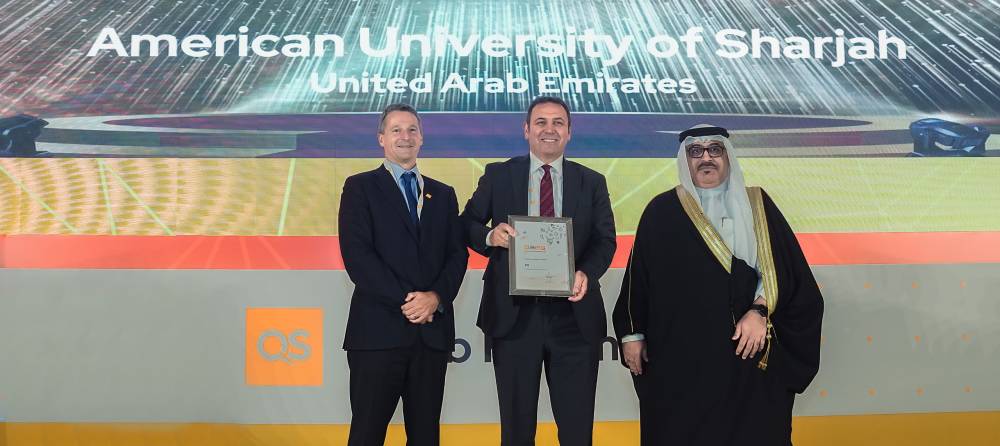 الجامعة الأمريكية في الشارقة ضمن أفضل 10 جامعات عربية والثالثة على مستوى دولة الإمارات