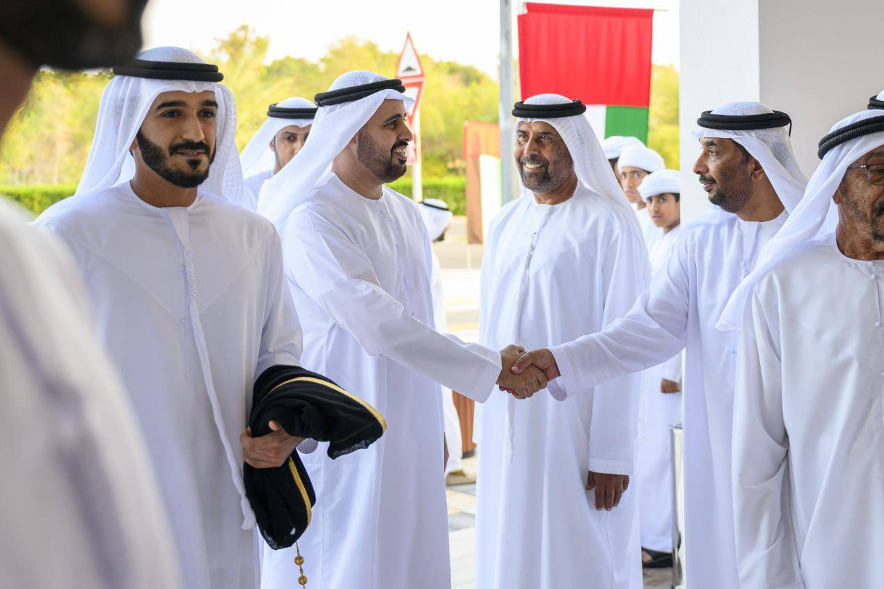 ولي عهد أبوظبي يحضر أفراح الكعبي والكتبي