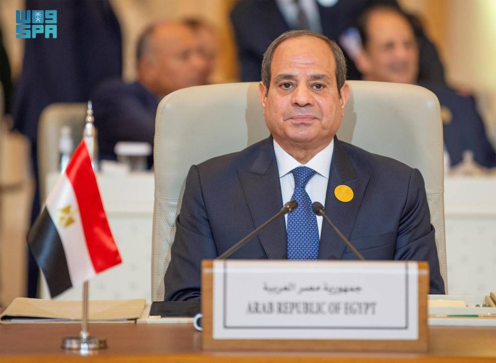 الرئيس السيسي يطالب المجتمع الدولي بالضغط الفعال لوقف نزيف الدم الفلسطيني فورا  ومعالجة جذور الصراع واعطاء الحق لاصحابه