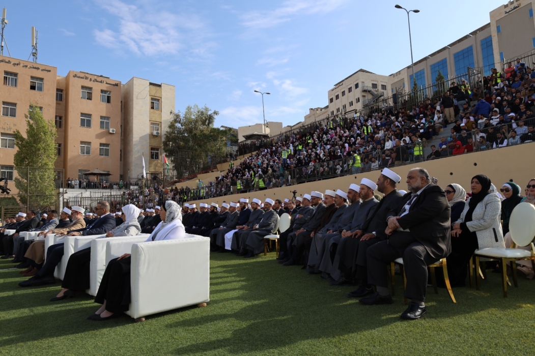 العلوم الإسلامية تقيم فعالية تضامنية مع غزة هاشم