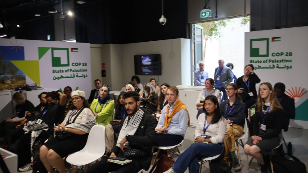 دبي : اختتام فعاليات الجناح الفلسطيني في مؤتمر المناخ بعروض عن حالة البيئة وبرسائل عربية وأجنبية تضامنية ودعم للشعب الفلسطيني