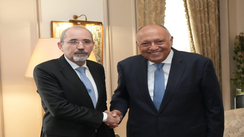 وزير الخارجية في القاهرة لتكثيف جهود وقف الحرب المستعرة على غزة