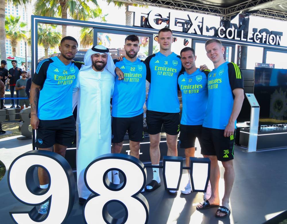 TCLتجمع عُشاق نادي أرسنال لكرة القدم مع نجومهم المفضلين في دبي